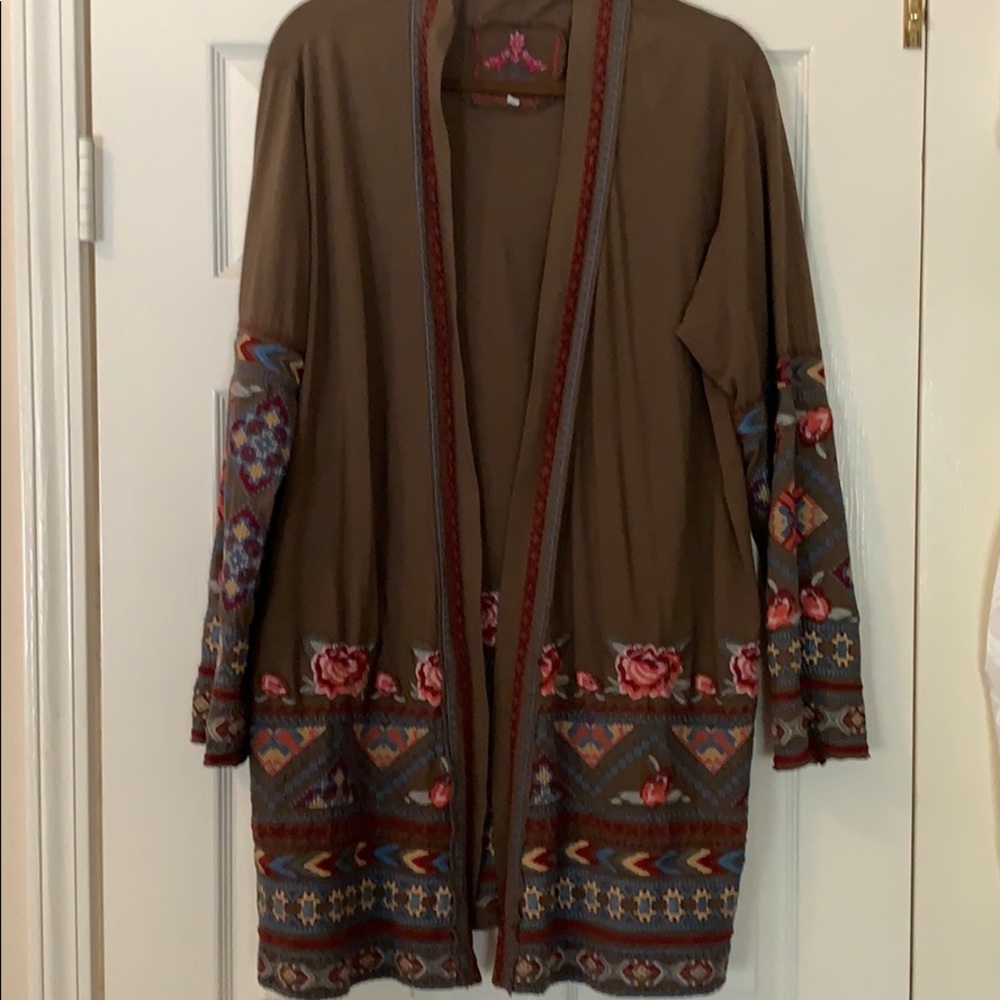 A beautiful Johnny Was long jacket.